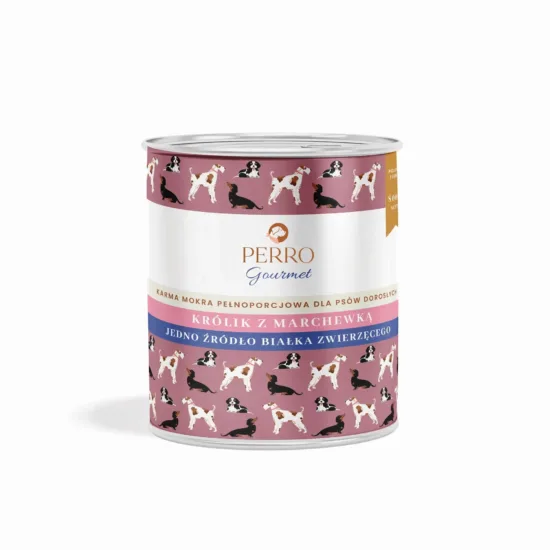 PERRO Gourmet Królik z marchewką 800g