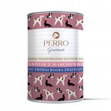 PERRO Gourmet Królik z marchewką 400g