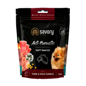 Savory Soft Snacks AntiParasitic Tuna Garlic 200g