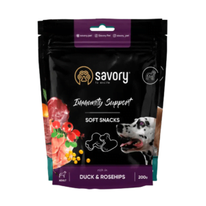 Savory Soft Snacks Immunity Duck Rosehips 200g