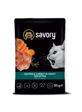 SAVORY Kitten Salmon&Carrot 85g