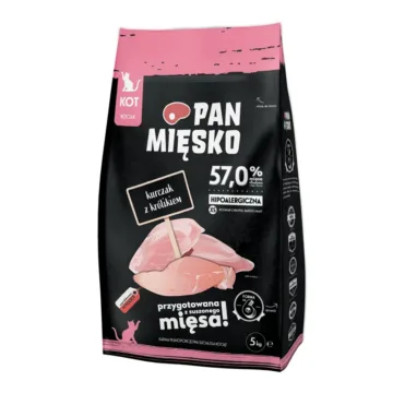 PAN MIĘSKO Kurczak z królikiem XS 5kg