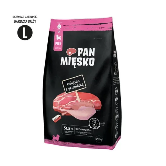 PAN MIĘSKO Cielęcina z przepiórką L 20kg