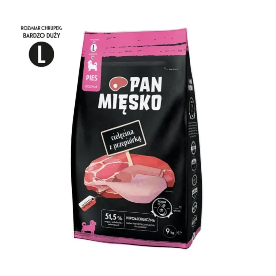 PAN MIĘSKO Cielęcina z przepiórką L 9kg