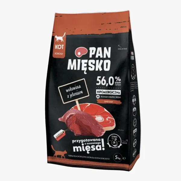 PAN MIĘSKO Wołowina z jeleniem M 5kg