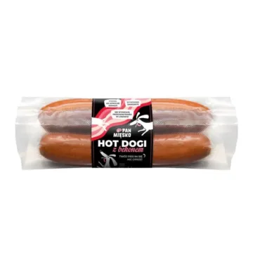 PAN MIĘSKO Hot Dogi z bekonem