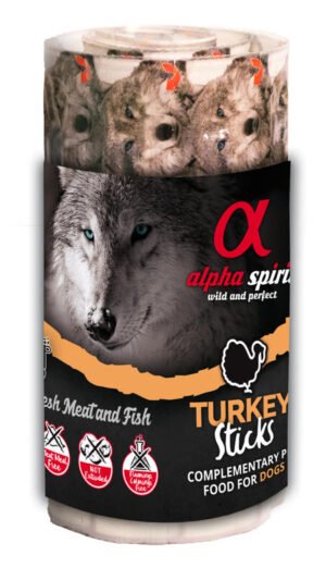 Alpha Spirit Przysmak dla psa Turkey blistry 160g (12 szt/op)