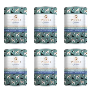PERRO Gourmet Konina z dynią 6x400g