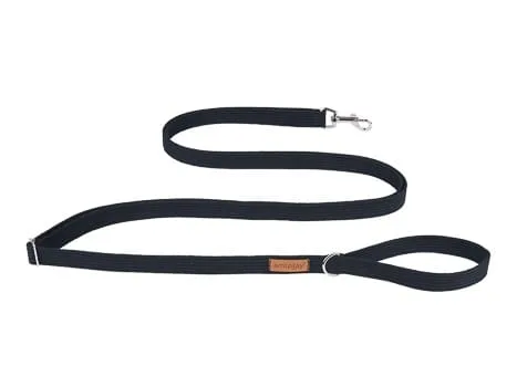 Amiplay Smycz regulowana Easy Fix Cotton M Czarny