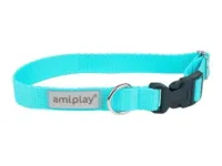 AMIPLAY Obroża regulowana Samba XS Turkusowy
