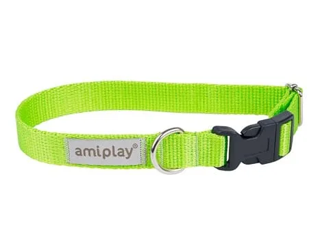 Amiplay Obroża regulowana Samba L Zielony