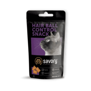 SAVORY Hairball Comtrol 60g przysmaki dla kota dla kontroli tworzenia kłębków