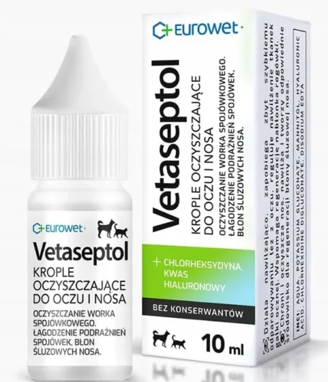 Eurowet Vetasetpol krople 10ml