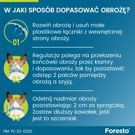 Jak dopasować obrożę Foresto