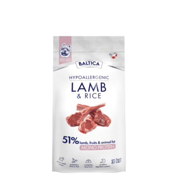 BALTICA Nutraceutic Hypoallergenic Lamb & Rice XS/S