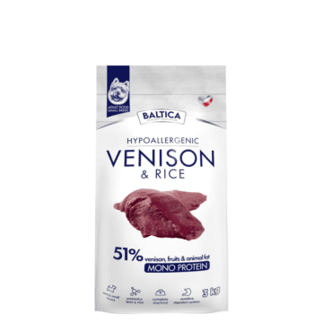 BALTICA Nutraceutic Hypoallergenic Venison & Rice XS/S