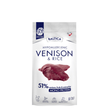 BALTICA Nutraceutic Hypoallergenic Venison & Rice M