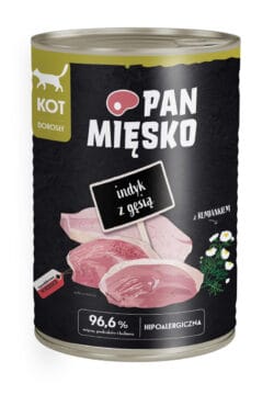 PAN MIĘSKO Indyk z gęsią 400g