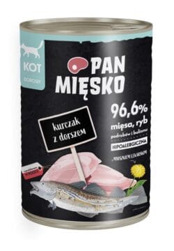 PAN MIĘSKO Kurczak z dorszem 400g