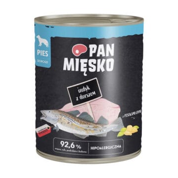 PAN MIĘSKO Indyk z dorszem 800g