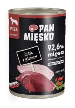 PAN MIĘSKO Indyk z jeleniem 400g