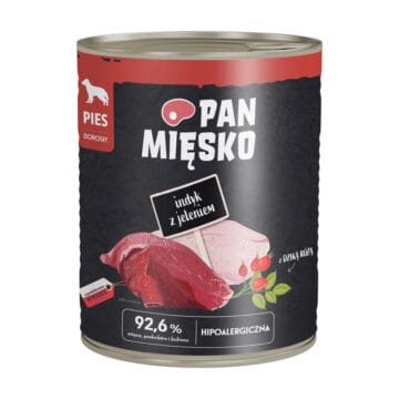 PAN MIĘSKO Indyk z jeleniem 800g