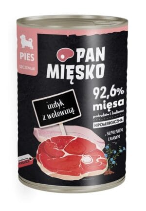 PAN MIĘSKO Indyk z wołowiną 400g