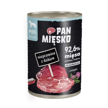 PAN MIĘSKO Wieprzowina z dzikiem 400g