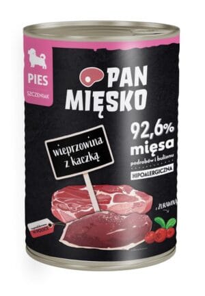 PAN MIĘSKO Wieprzowina z kaczką 400g