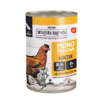 WIEJSKA ZAGRODA Monobiałkowa Kurczak 400g