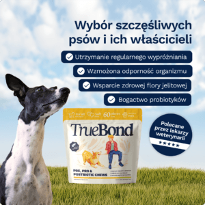 TRUEBOND Pre Pro & Postbiotic Chews suplement dla psa - obrazek 3