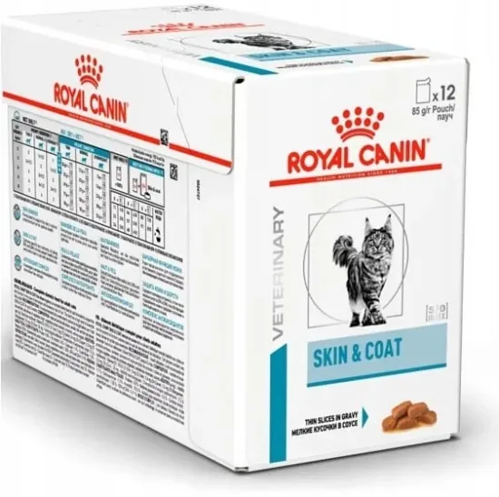 ROYAL CANIN Skin and Coat 12x85g karma mokra dla kotów