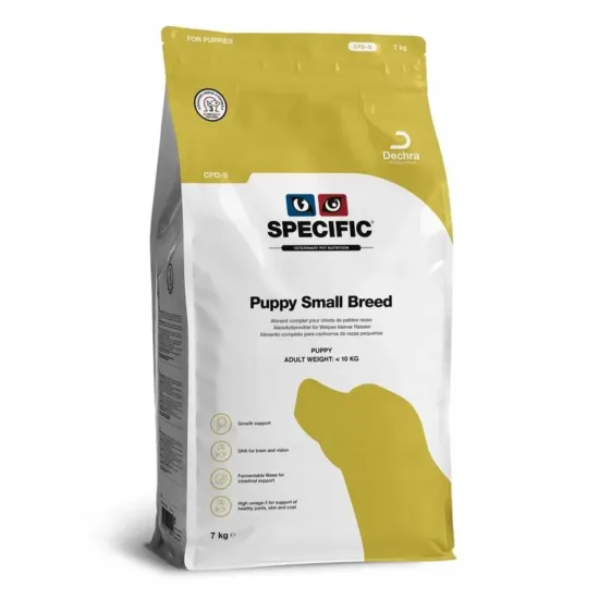 DECHRA SPECIFIC CPD-S 7kg Puppy Small Breed karma sucha dla szczeniąt ras małych