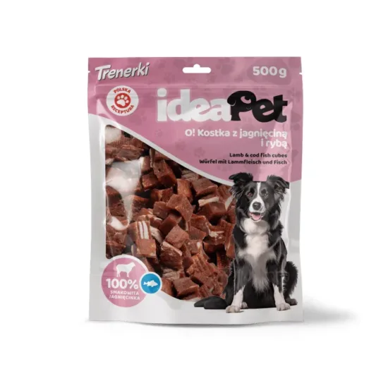 ideaPet Kostka z kaczką i rybą 500g