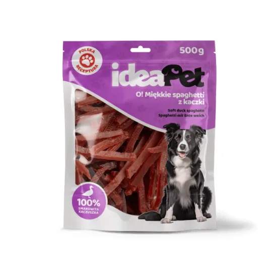 ideaPet Miękkie spaghetti z kaczki 500g