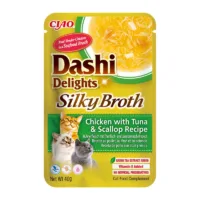 INABA CAT Dashi Delights Silky Chicken Tuna Scalop 40g