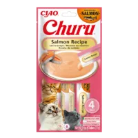 INABA CAT CHURU SALMON RECIPE 4x14g (56g)