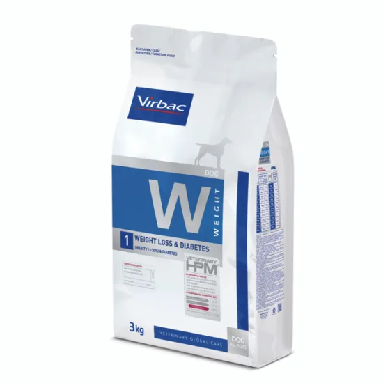 VIRBAC Dog Weight Loss & Diabetes W1 3kg otyłość (>30%), cukrzyca u psów