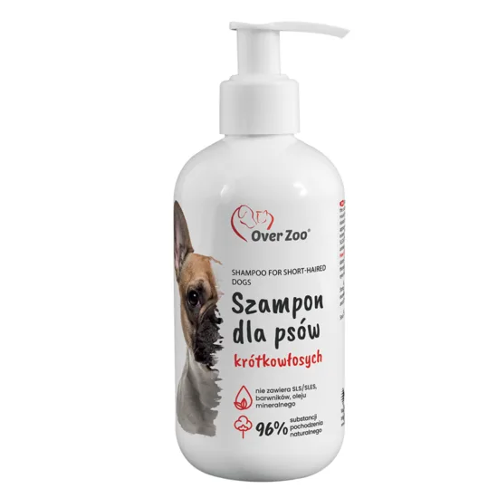 OVER ZOO Szampon dla psów krótkowłosych 250ml