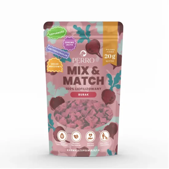 PERRO MIX & MATCH Burak liofilizowany 20g