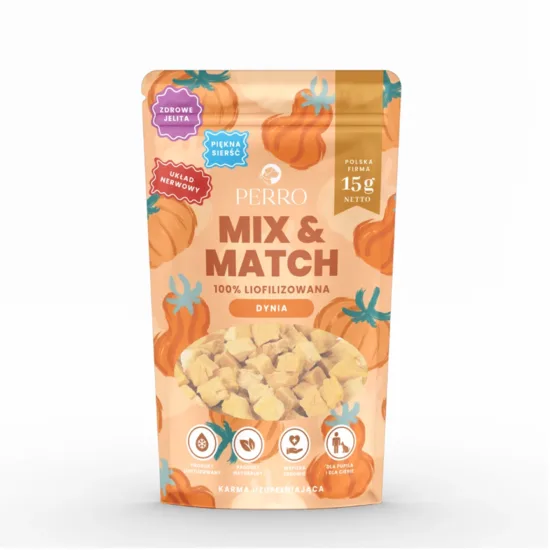 PERRO MIX & MATCH Dynia liofilizowana 15g