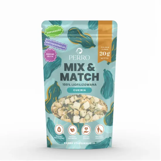 PERRO MIX & MATCH Cukinia liofilizowana 20g