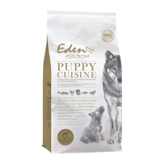 Eden Puppy Cuisine Rasy Średnie i Duże 12kg karma sucha dla szczeniąt