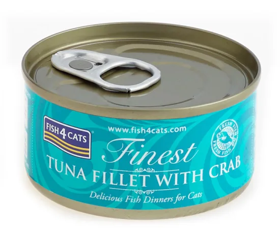 Fish4Cats Finest filet z Tuńczyka z Krabem 70g