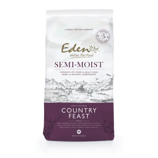 Eden Country Feast 2kg półwilgotna karma dla psów dorosłych
