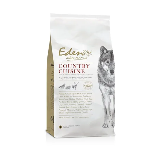 Eden Country Cuisine Rasy Małe 2kg karma sucha dla psów dorosłych