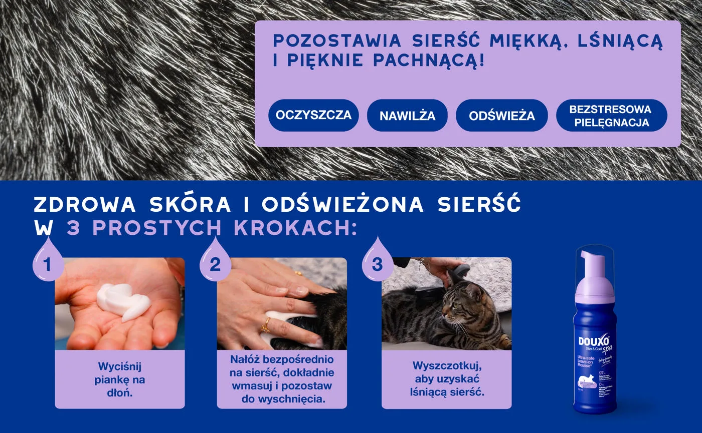 DOUXO Skin & Coat SPA Cat Mousse