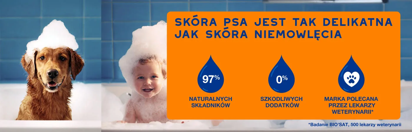 DOUXO Skin & Coat SPA 2in1 Detangling 250ml ultrabezpieczny szampon 2w1 z odżywką dla psów