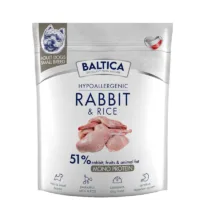 BALTICA Mono Adult Rabbit Rice XS/S 1kg monoproteinowa