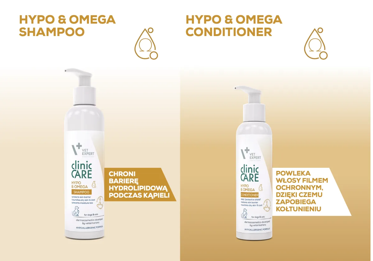 Swędząca skóra u psa lub kota? To może być objaw alergii! Poznaj skuteczną pielęgnację Clinic Care od VET EXPERT